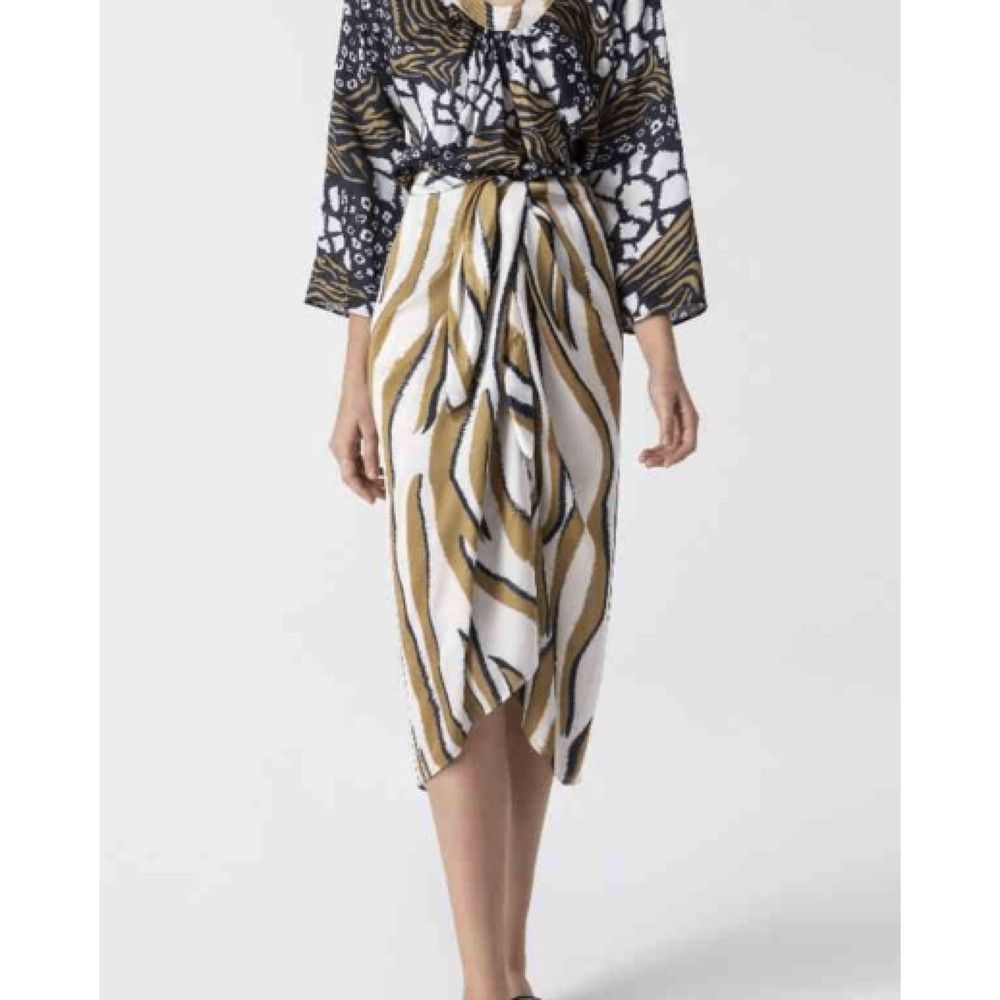 DEVOTION TWINS Zinnia Midi Skirt Size S